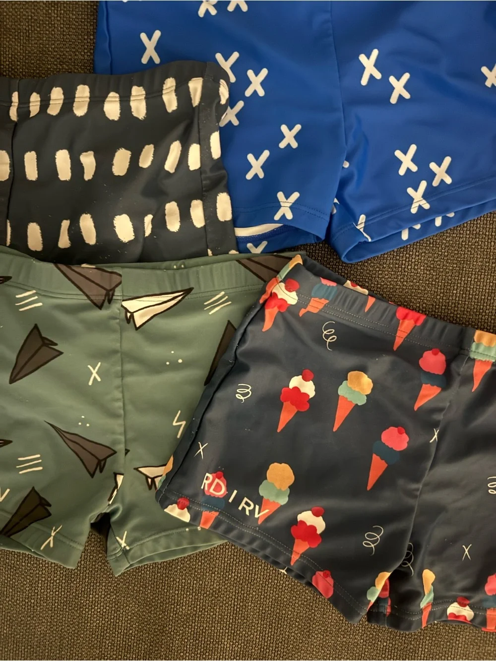 Rad Rev Littles Boy Swimsuit Shorties Trunks